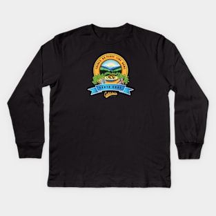 Surf City Santa Cruz Logo There is no Place Like Home Kids Long Sleeve T-Shirt